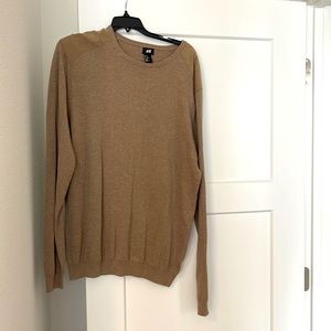 Tan mans sweater